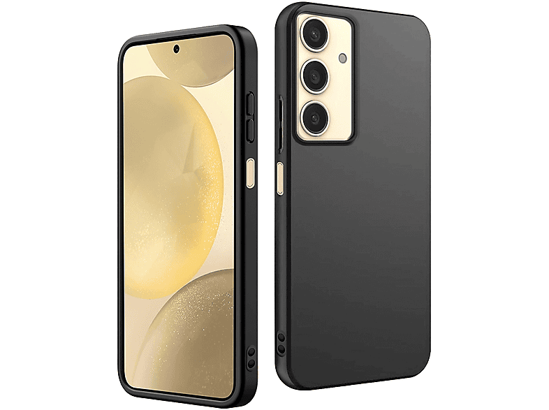 ISY Cover Samsung S24, Cover per S24,Nero