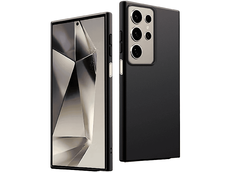 ISY Cover Samsung S24 Ultra, Cover per Galaxy Ultra,Nero
