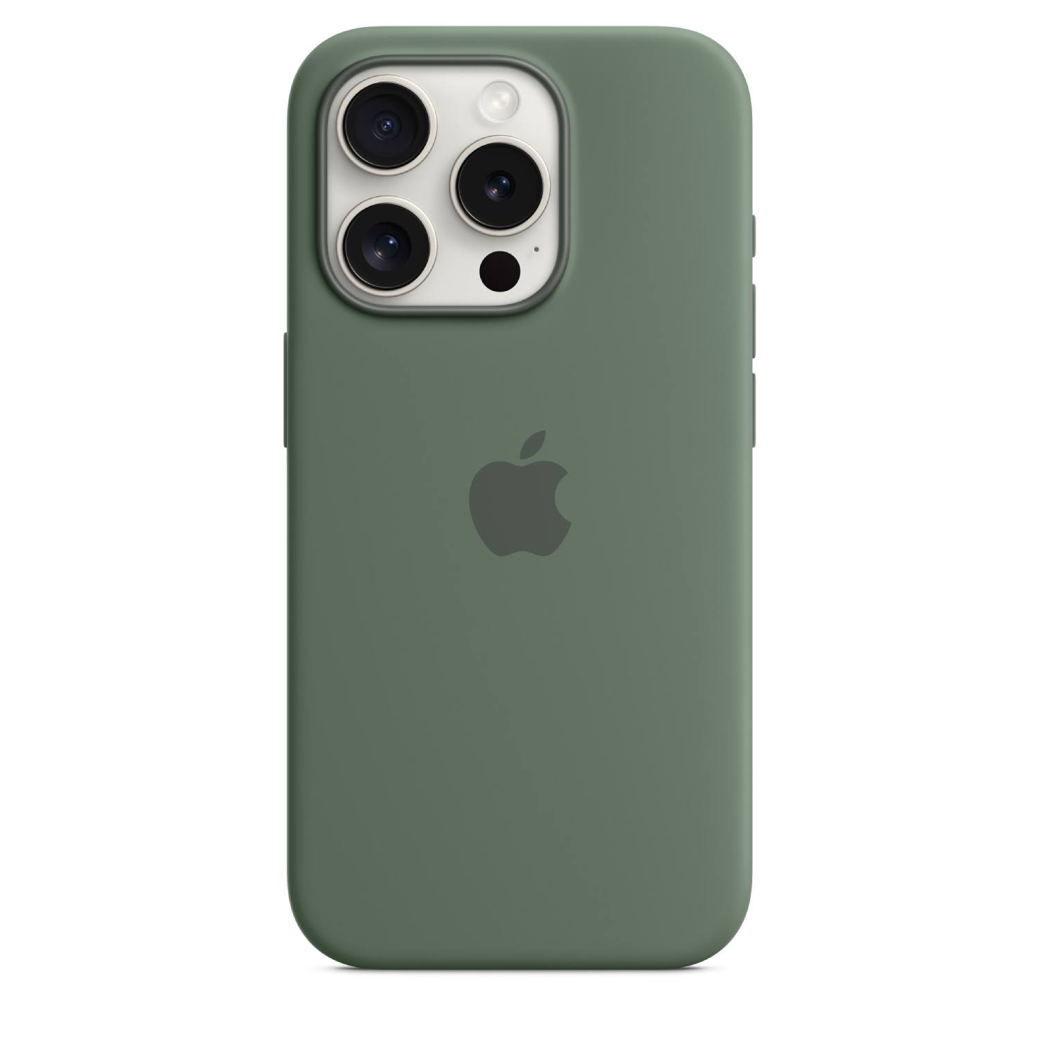 APPLE Cover Silicone Magsafe iPhone 15 Pro Cypress (MT1J3ZM/A)
