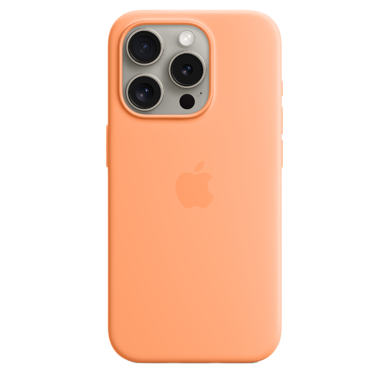 APPLE Cover Silicone Magsafe iPhone 15 Pro Orange Sorbet (MT1H3ZM/A)