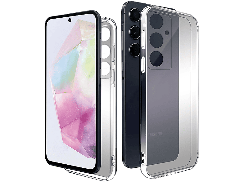 ISY Cover Samsung A35, Cover per Galaxy A35,Trasparente