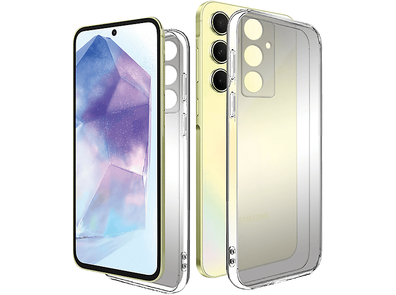 ISY Cover Samsung A55, Cover per Galaxy A55,Trasparente