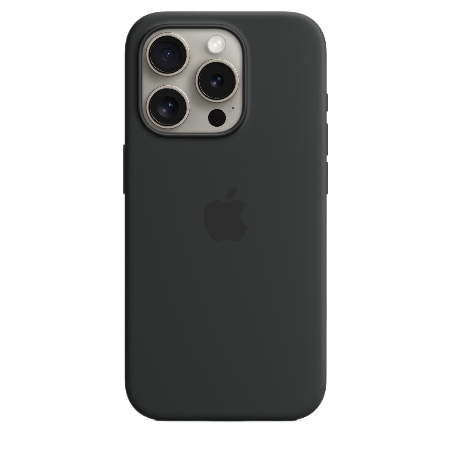 APPLE Cover Silicone MagSafe iPhone 15 Pro Black (MT1A3ZM/A)