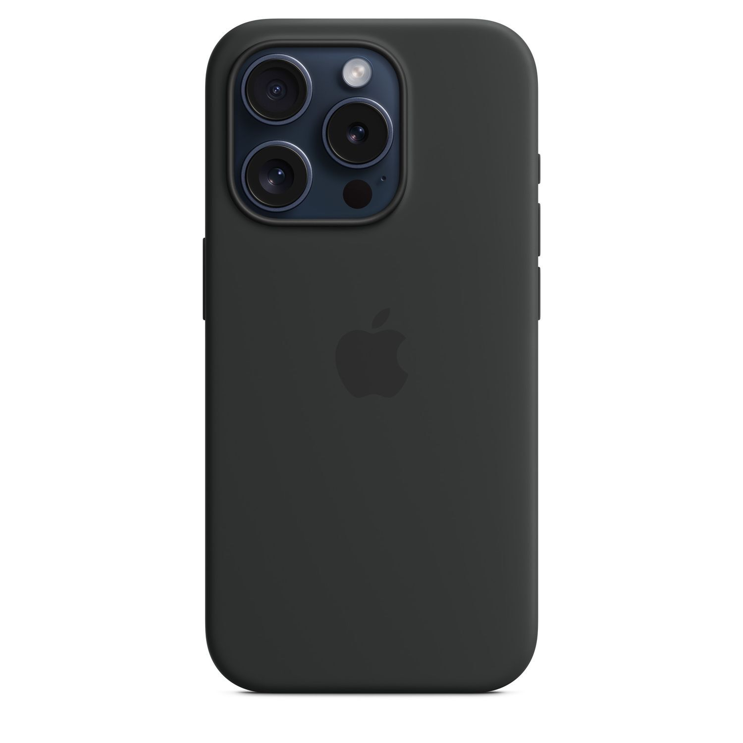 APPLE Cover Silicone MagSafe iPhone 15 Pro Black (MT1A3ZM/A)