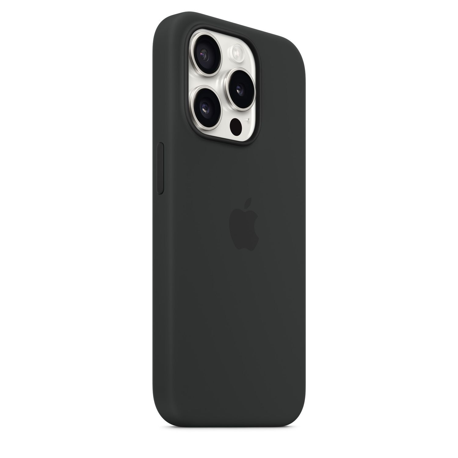 APPLE Cover Silicone MagSafe iPhone 15 Pro Black (MT1A3ZM/A)