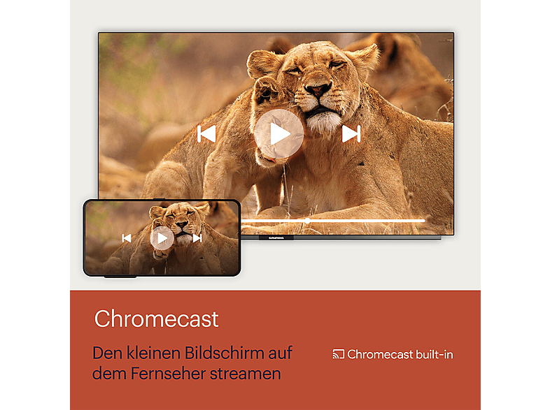 GRUNDIG 75 GUB 7440 Q QLED TV (Flat, Zoll / 189 cm, HDR 4K, SMART TV)