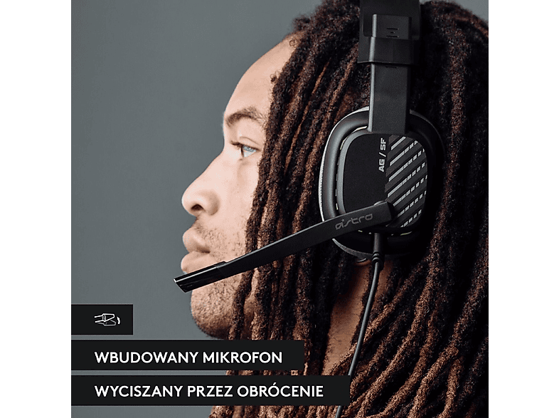 Słuchawki LOGITECH Astro A10 PC/PS5 Czarny – zdjęcie 2