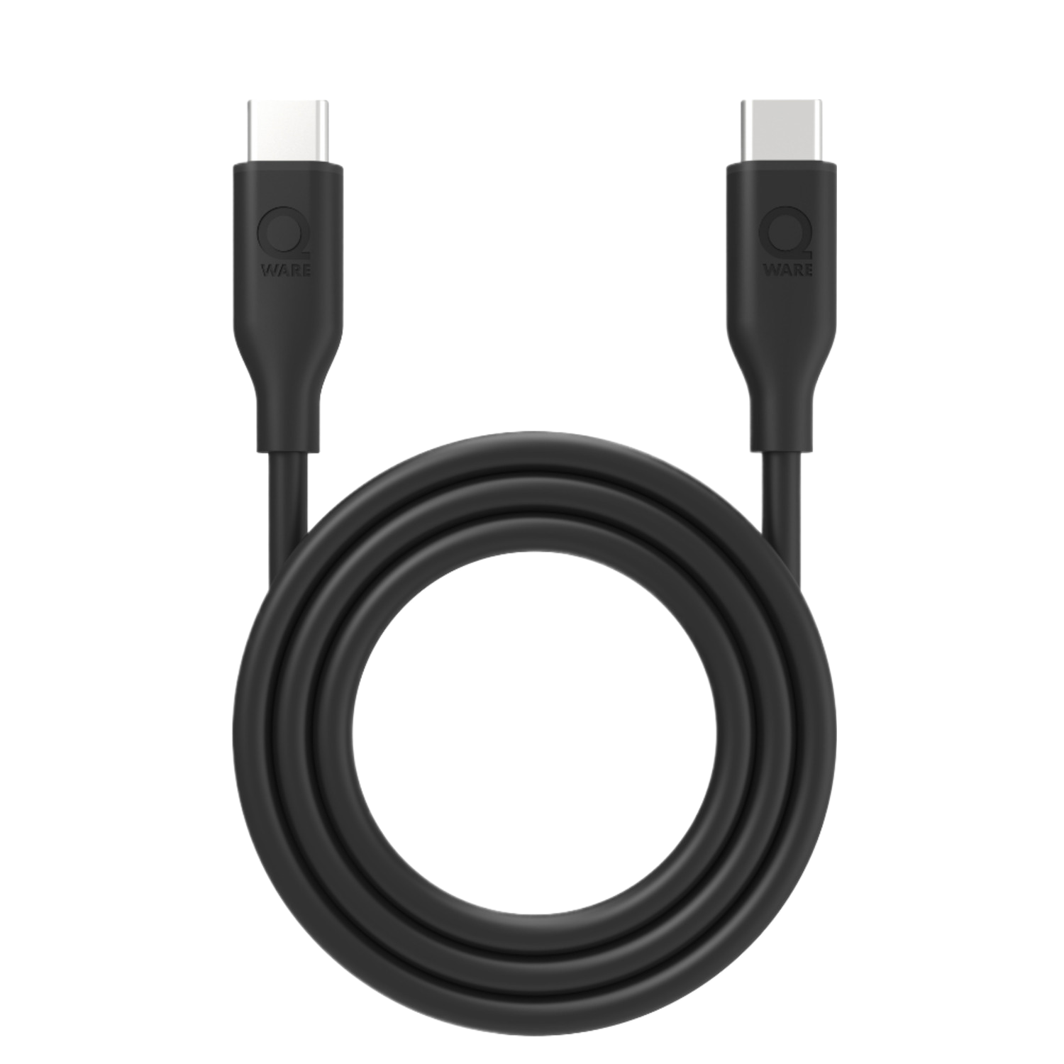 QWARE Câble USB-C 1 m Noir (QW SND-CB40BL)