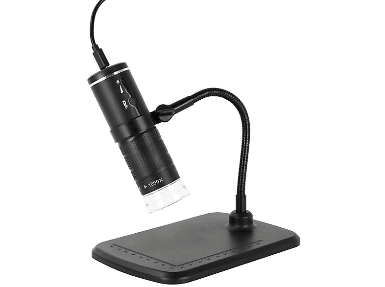 REFLECTA 66146 DigiMicroscope WiFi 2.0 50-1000-fach, 3,5 cm, Mikroskop mit WiFi-Funktion