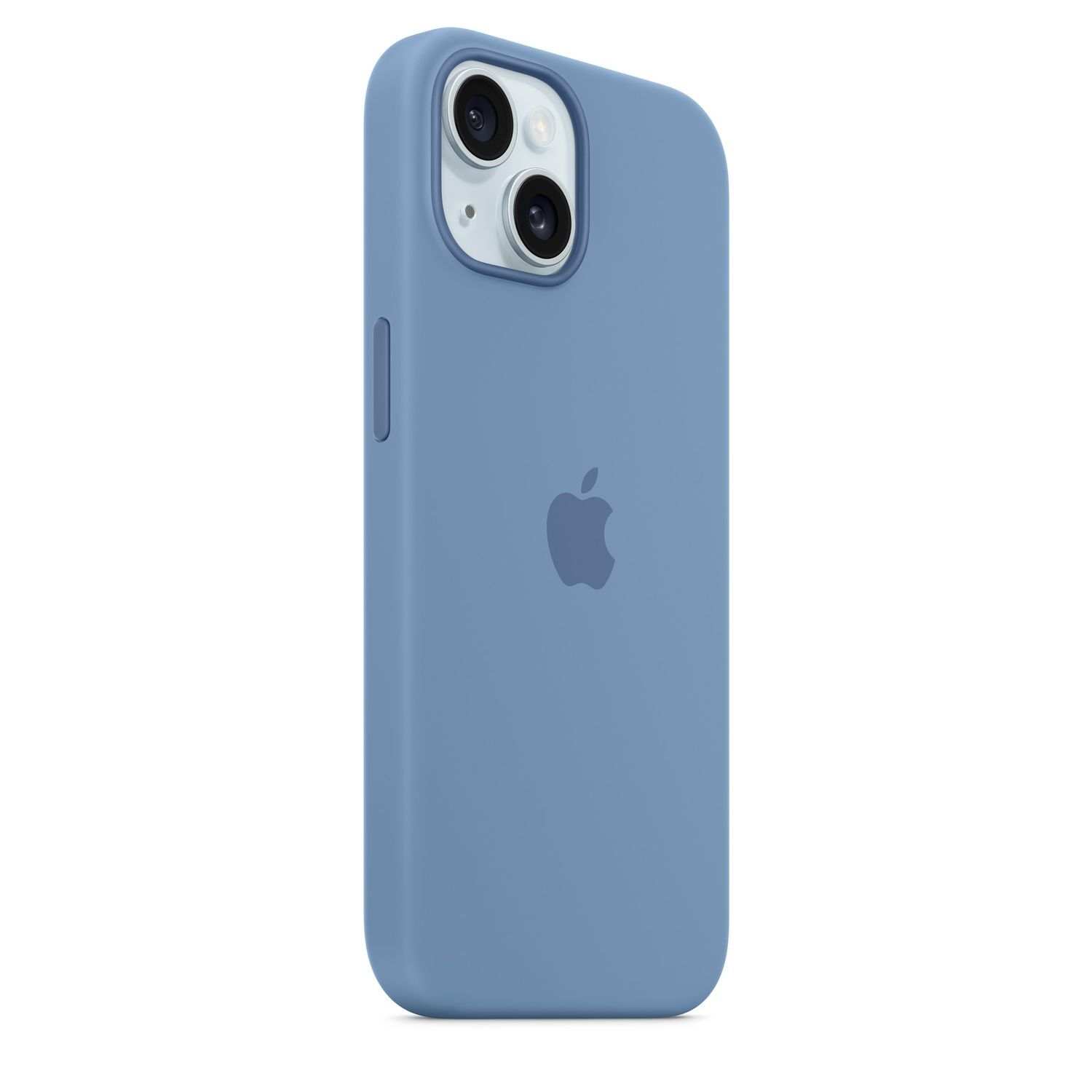 APPLE Cover Silicone MagSafe iPhone 15 Winter Blue (MT0Y3ZM/A)