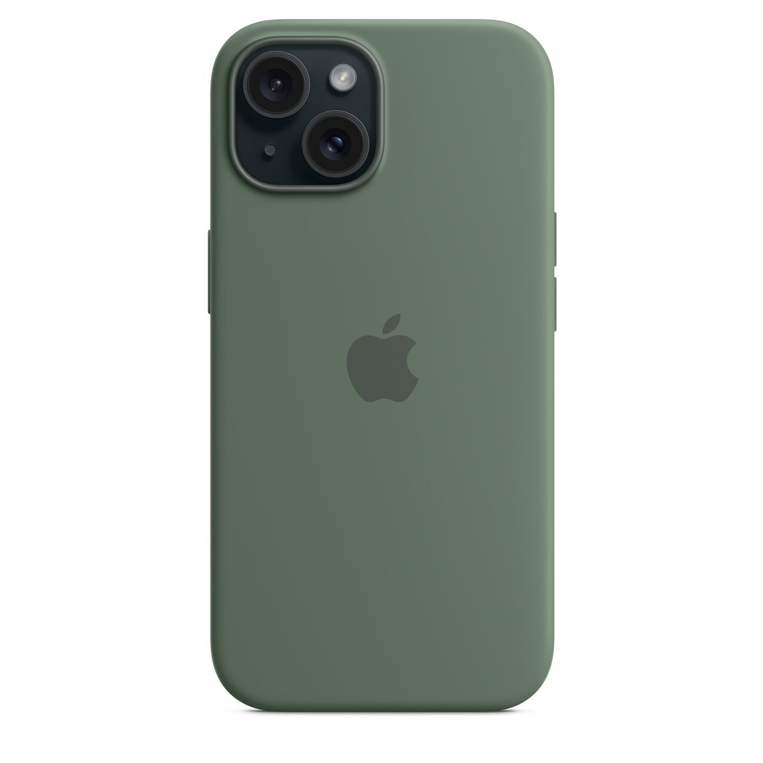 APPLE Cover Silicone MagSafe iPhone 15 Cypress (MT0X3ZM/A) Cover voor Apple iPhone 15 Cypress