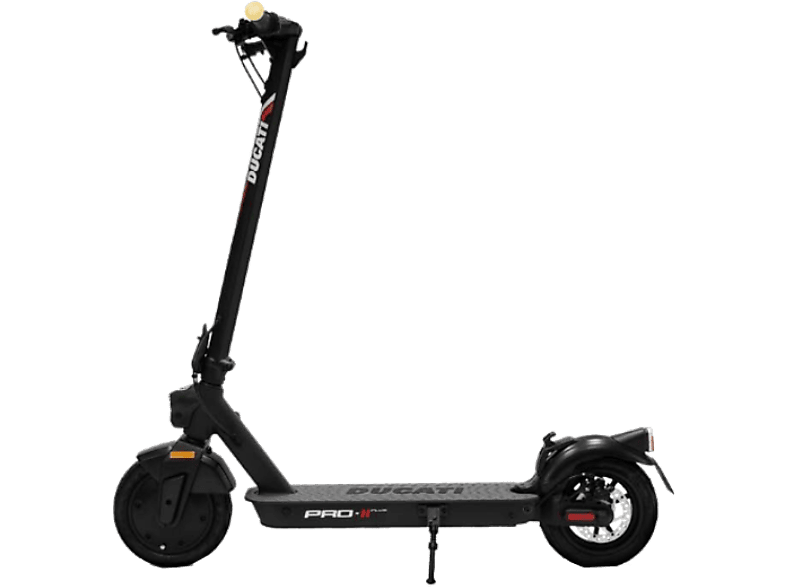 Patinete eléctrico - Ducati PRO-II Plus Advanced Safety, Potencia máx. 515 W, Nominal 350 Hasta 100 kg, Velocidad 25 km/h, Negro