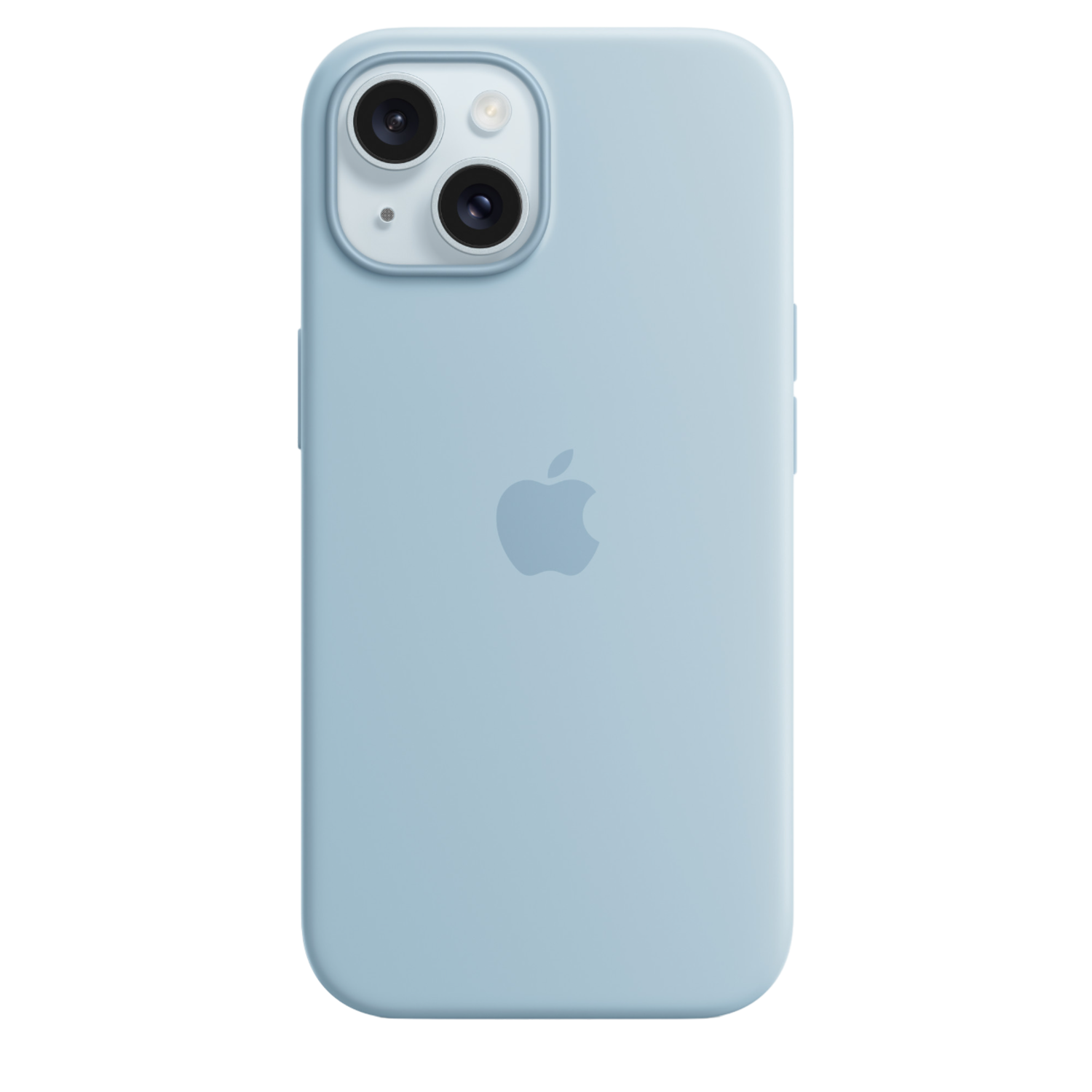 APPLE iPhone 15 Siliconenhoesje met MagSafe - Winterblauw