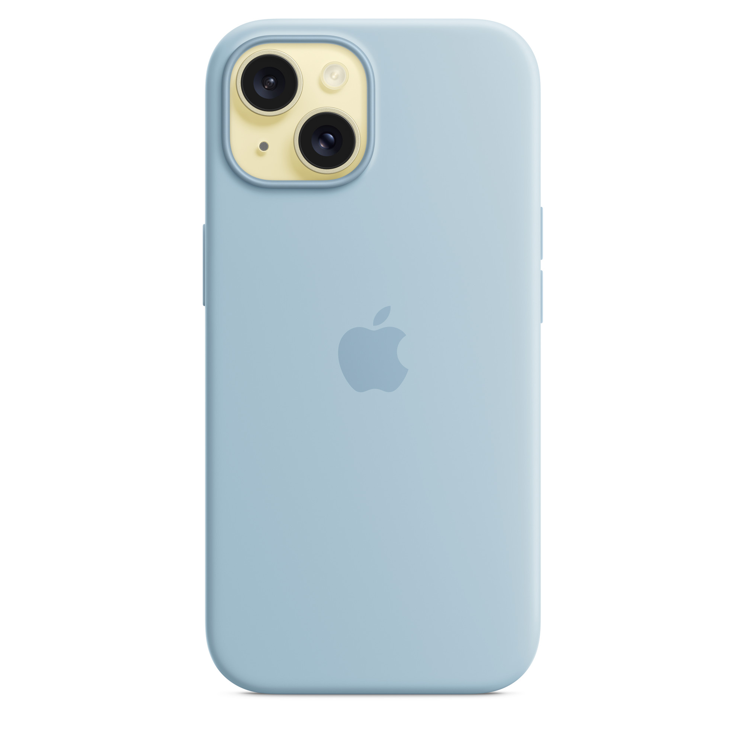 APPLE iPhone 15 Siliconenhoesje met MagSafe - Winterblauw