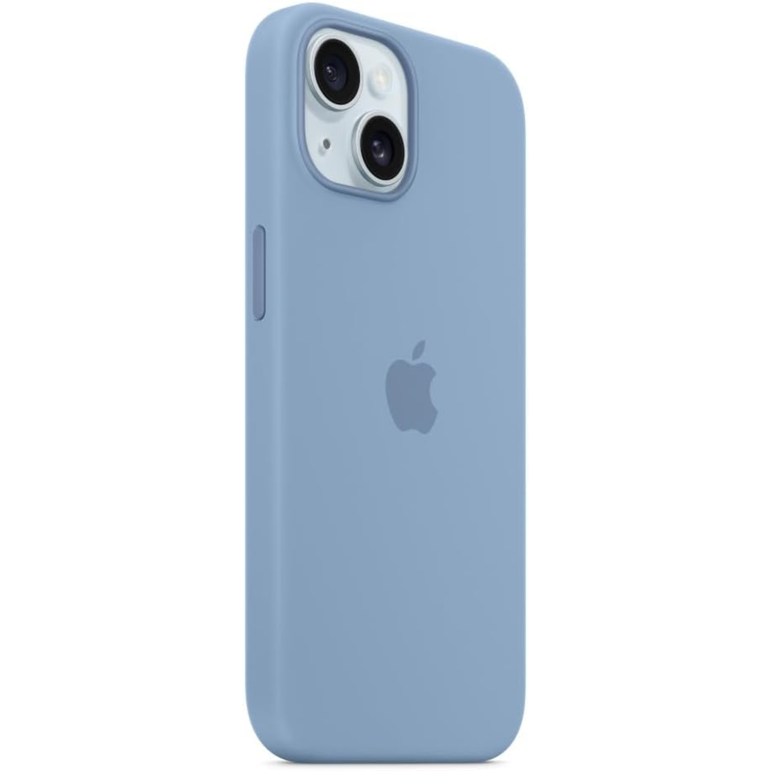 APPLE iPhone 15 Siliconenhoesje met MagSafe - Winterblauw