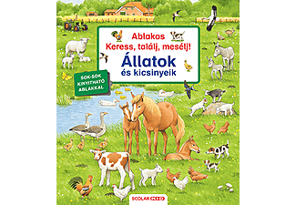 Susanne Gernhäuser - Ablakos Keress, találj, mesélj! - Állatok és kicsinyeik