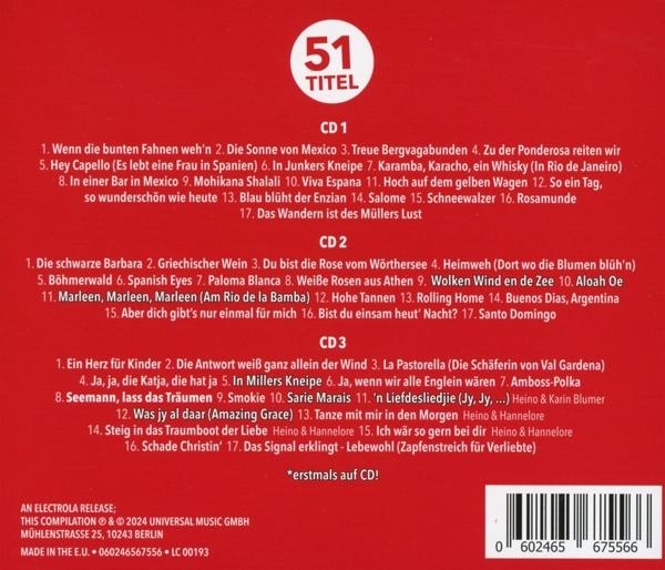 CD-Cover mit Titeln und Text auf Deutsch.
