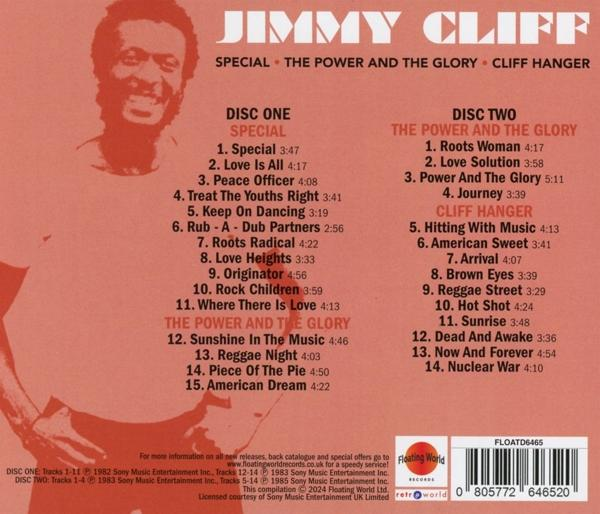 Albumcover. Ein Manns Gesicht und eine Liste der Songs auf der Rückseite. Titel: 'Special: The Power and Glory'.