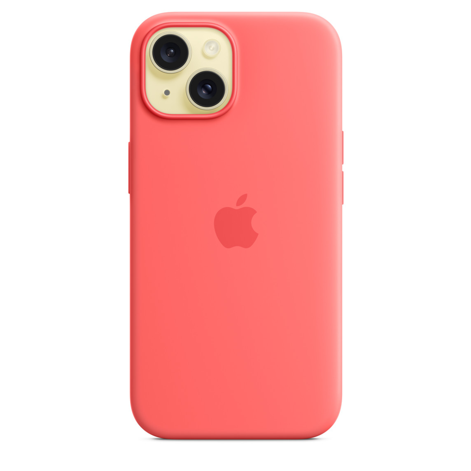 APPLE iPhone 15 Siliconenhoesje met MagSafe - Guave