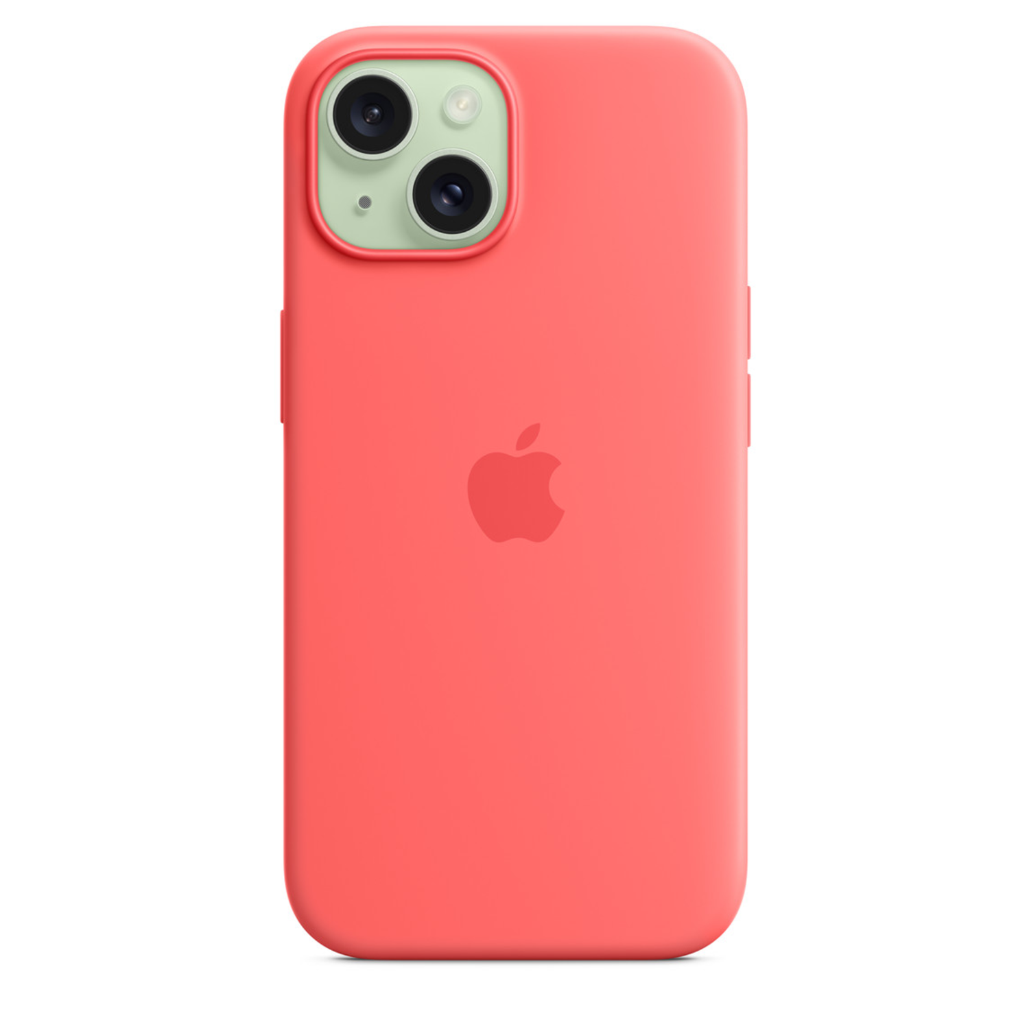 APPLE iPhone 15 Siliconenhoesje met MagSafe - Guave