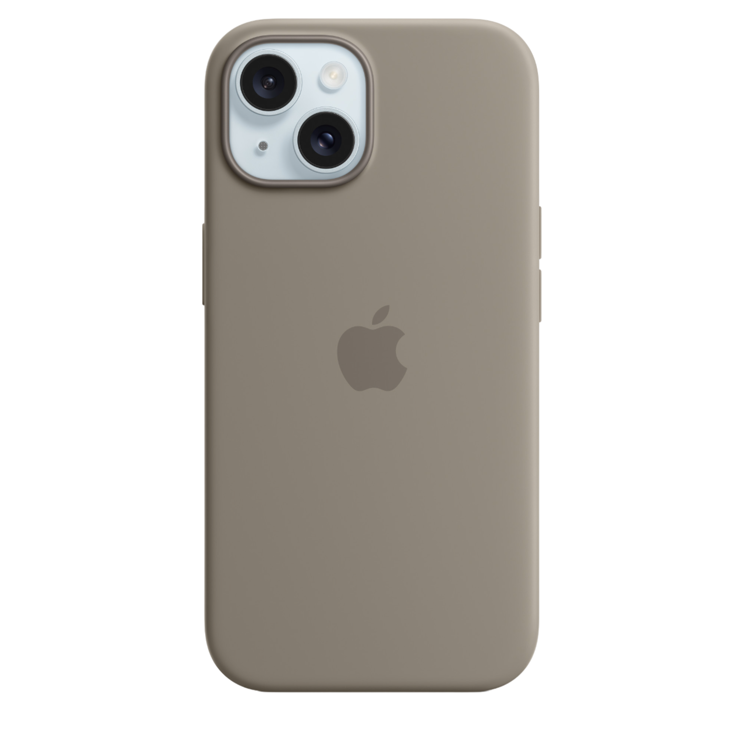 APPLE iPhone 15 Siliconenhoesje met MagSafe - Klei
