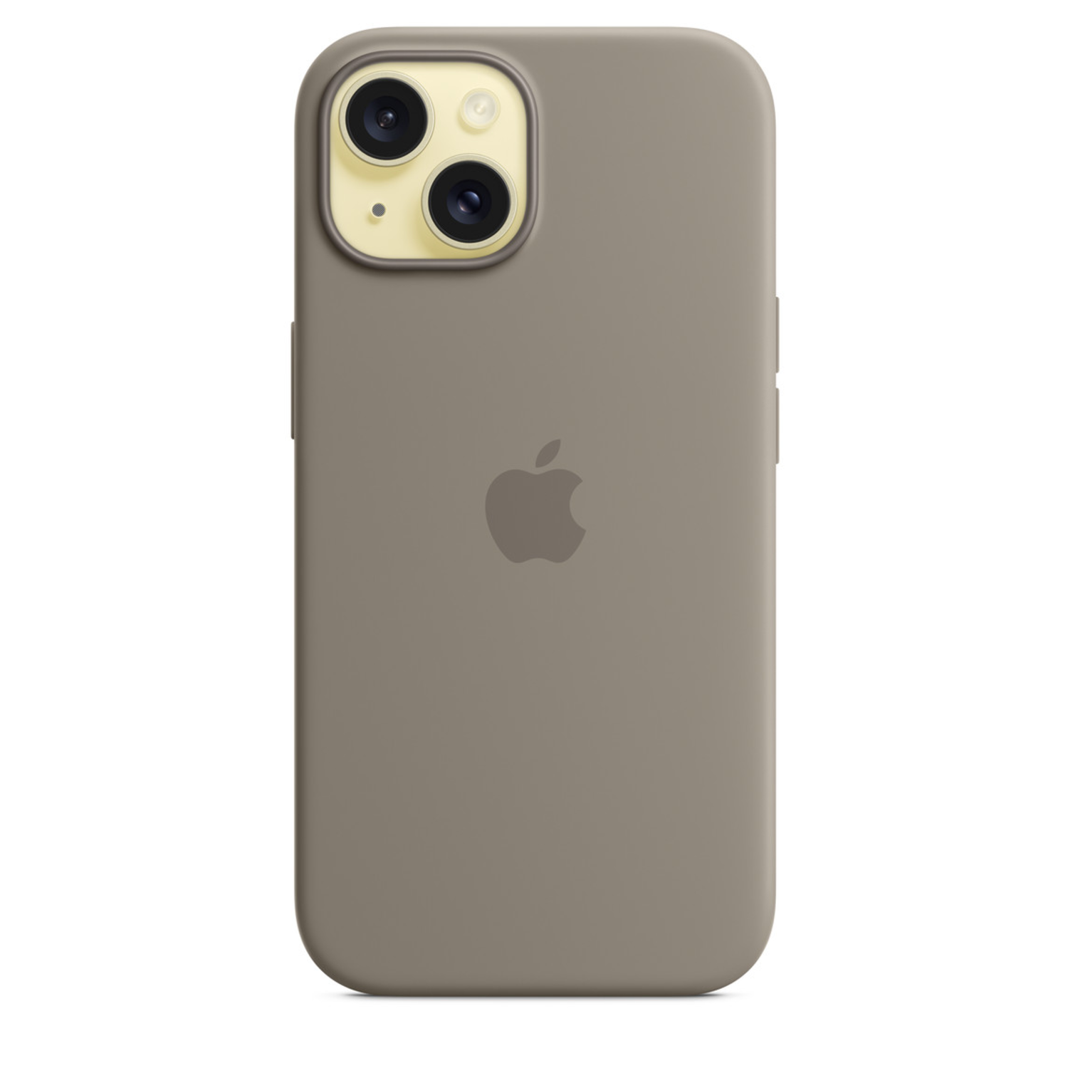 APPLE iPhone 15 Siliconenhoesje met MagSafe - Klei