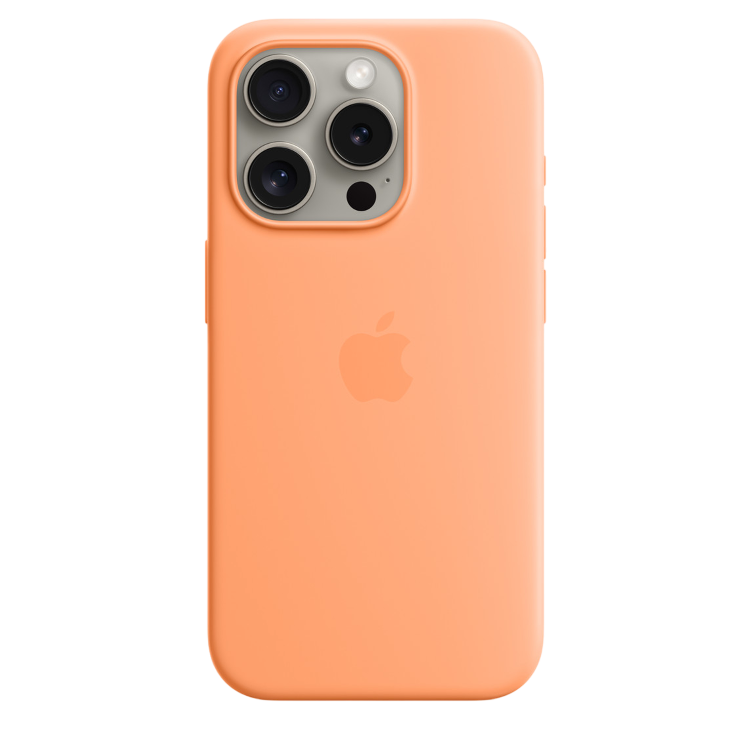 APPLE iPhone 15 Pro Siliconenhoesje met MagSafe - Frisoranje