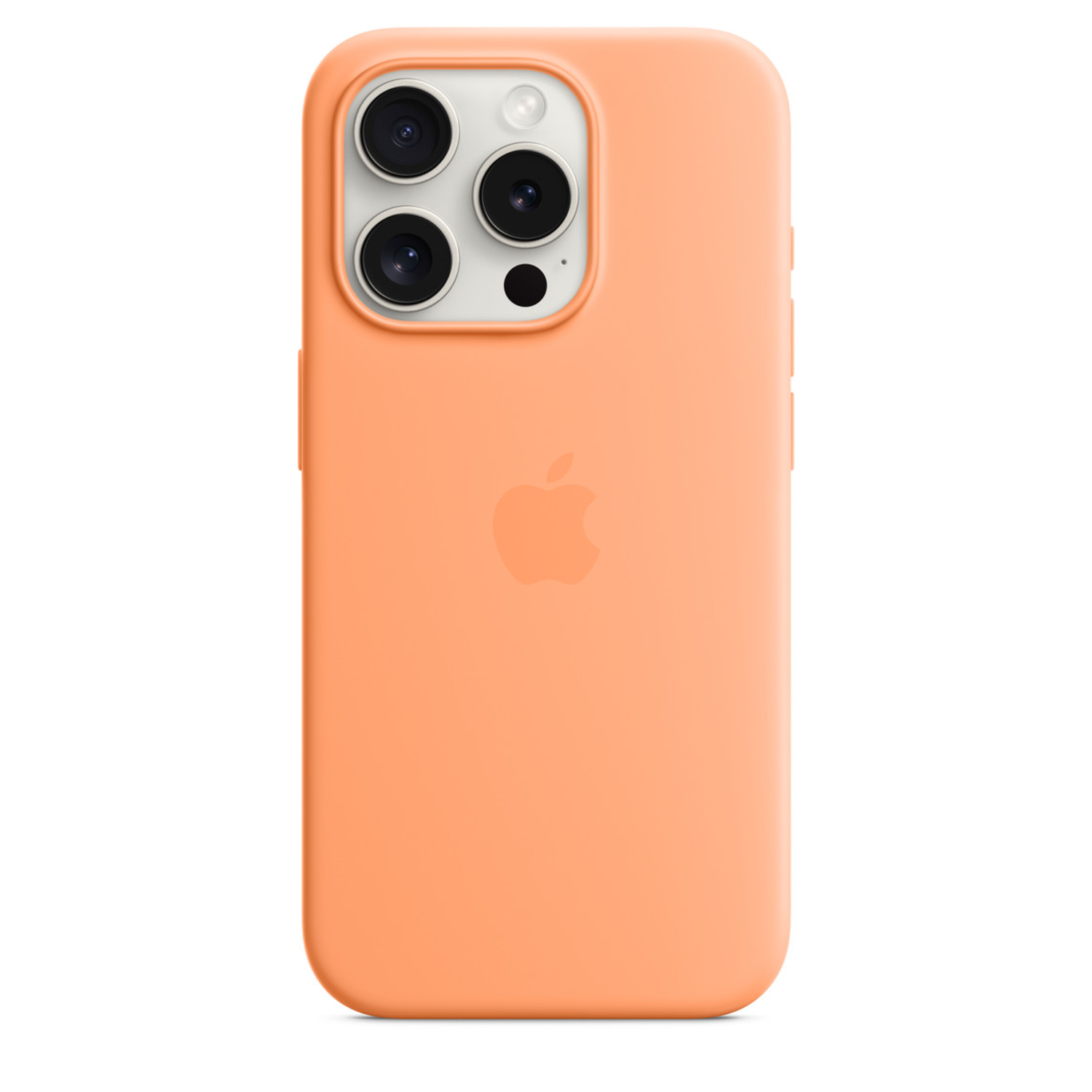 APPLE iPhone 15 Pro Siliconenhoesje met MagSafe - Frisoranje