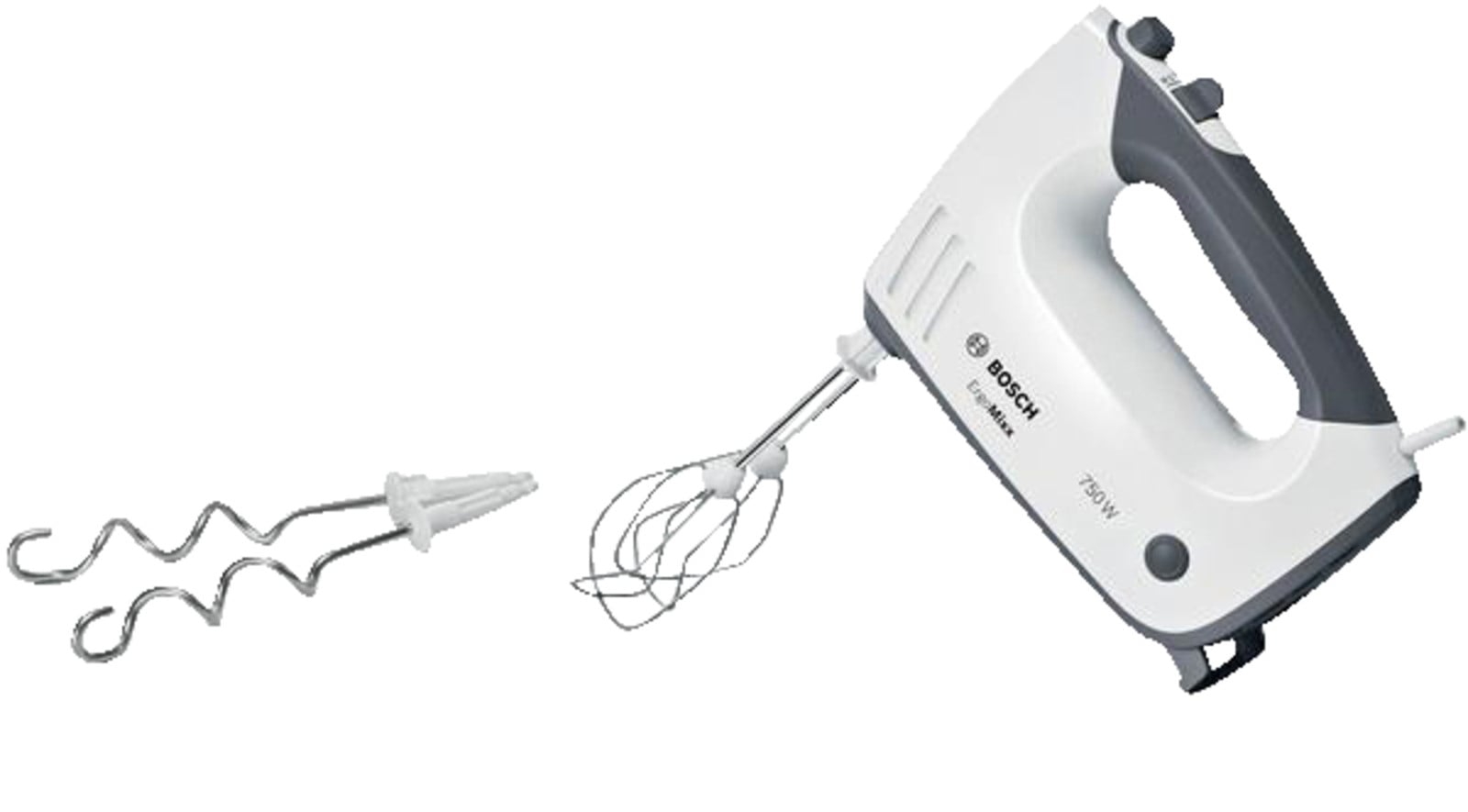 BOSCH MFQ37400 Handmixer White (750 Watt)
