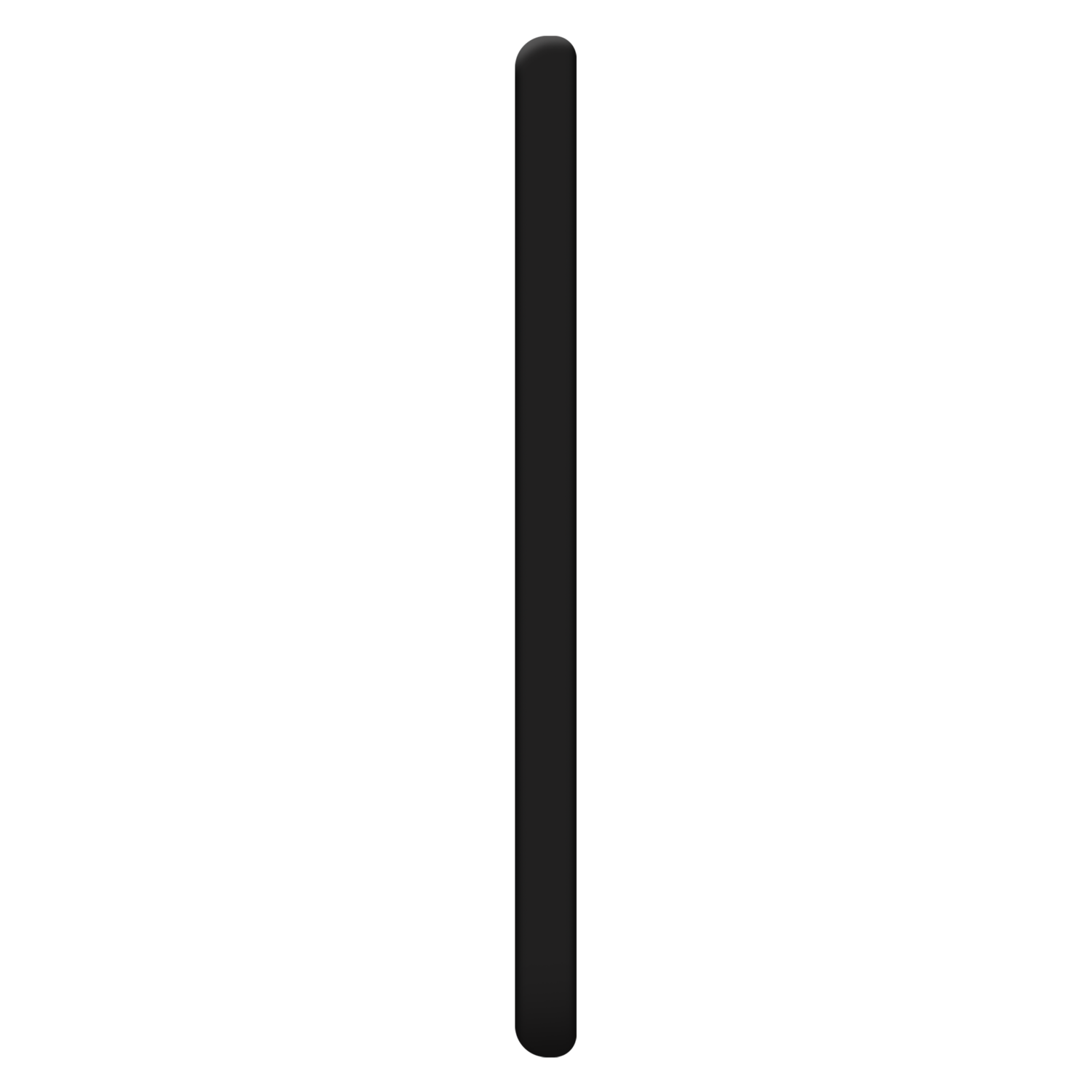A black, vertical bar on a black background.