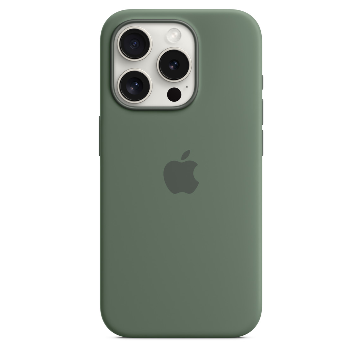 APPLE iPhone 15 Pro Siliconenhoesje met MagSafe - Cipres