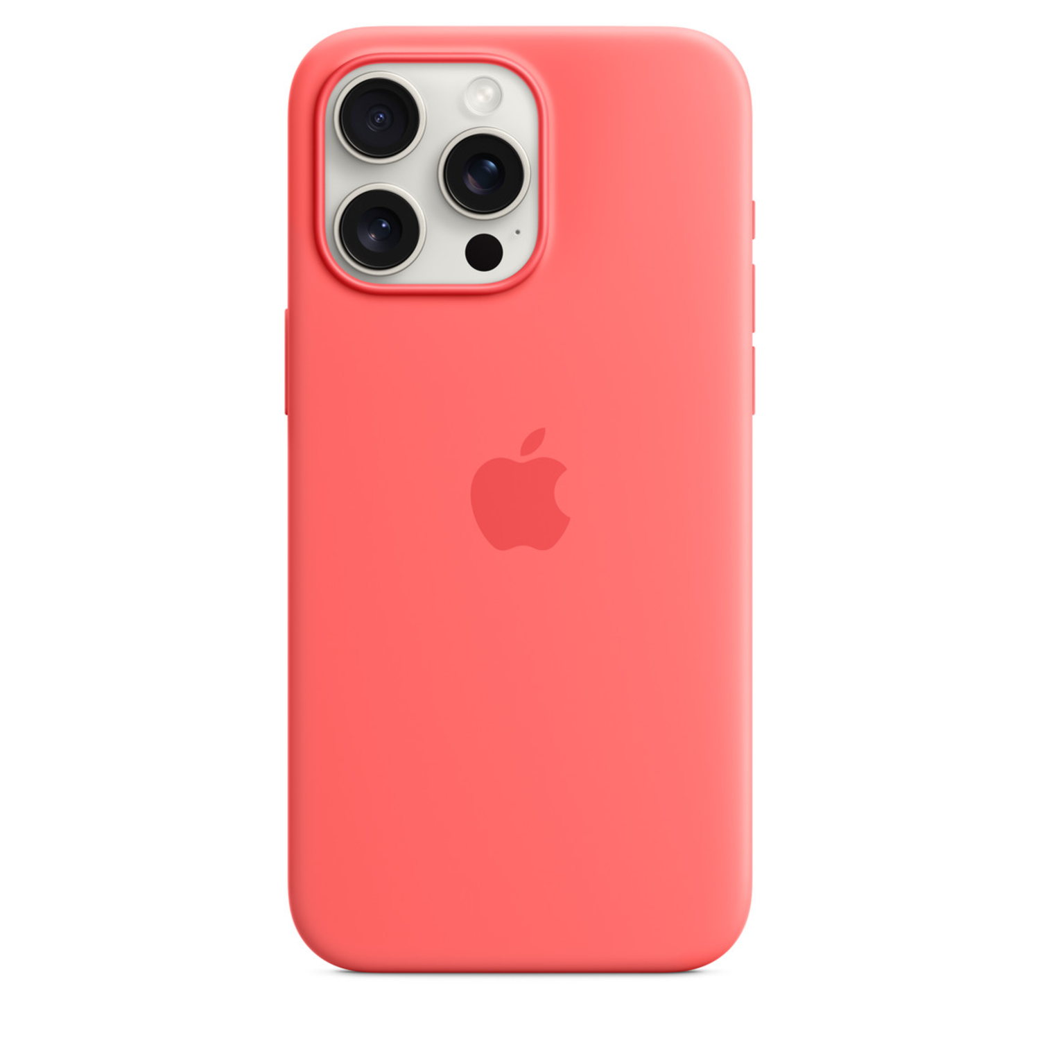 APPLE iPhone 15 Pro Max Siliconenhoesje met MagSafe - Guave