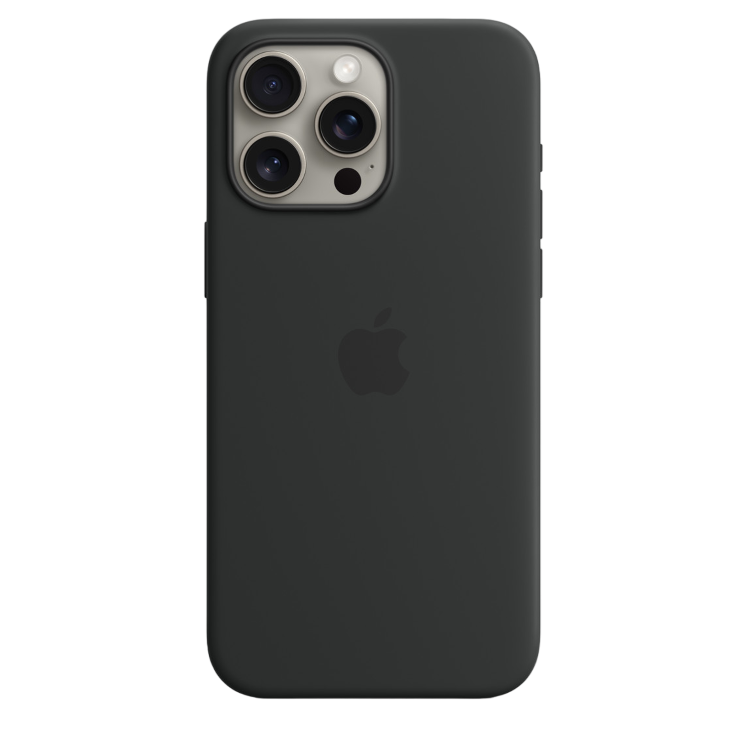 Apple Iphone 15 Pro Max Siliconenhoesje Met Magsafe - Zwart
