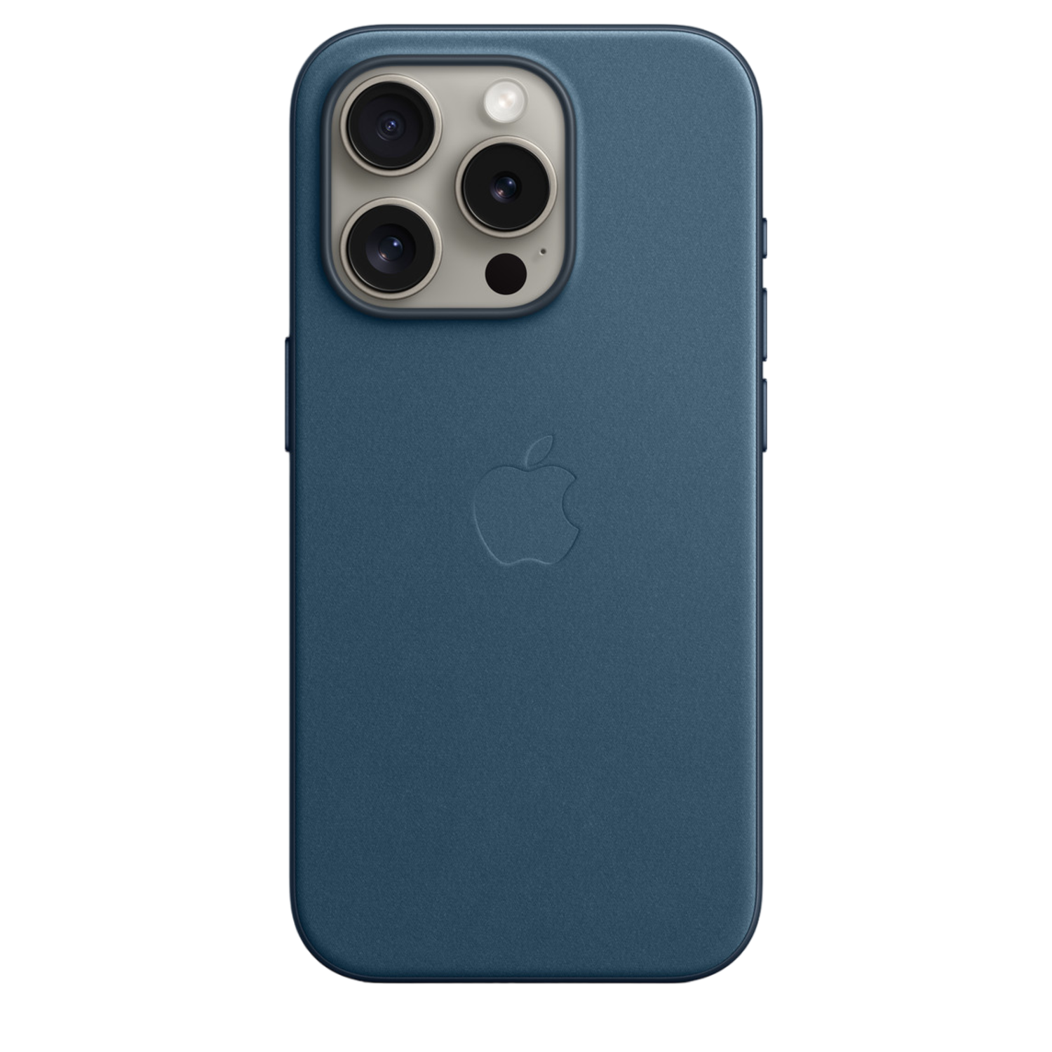 Apple Iphone 15 Pro Finewoven Hoesje Met Magsafe - Oceaanblauw