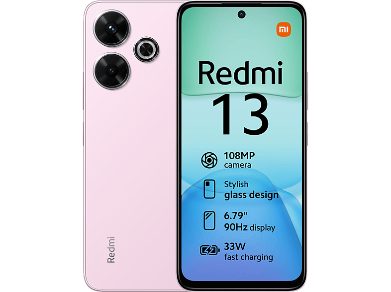XIAOMI Redmi 13 8GB/256GB | 256 GB Roze | MediaMarkt