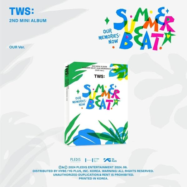 Albumcover für 'Summer Beat' mit Text und farbenfrohem Design. Ein kleines Bild zeigt ein Buch.