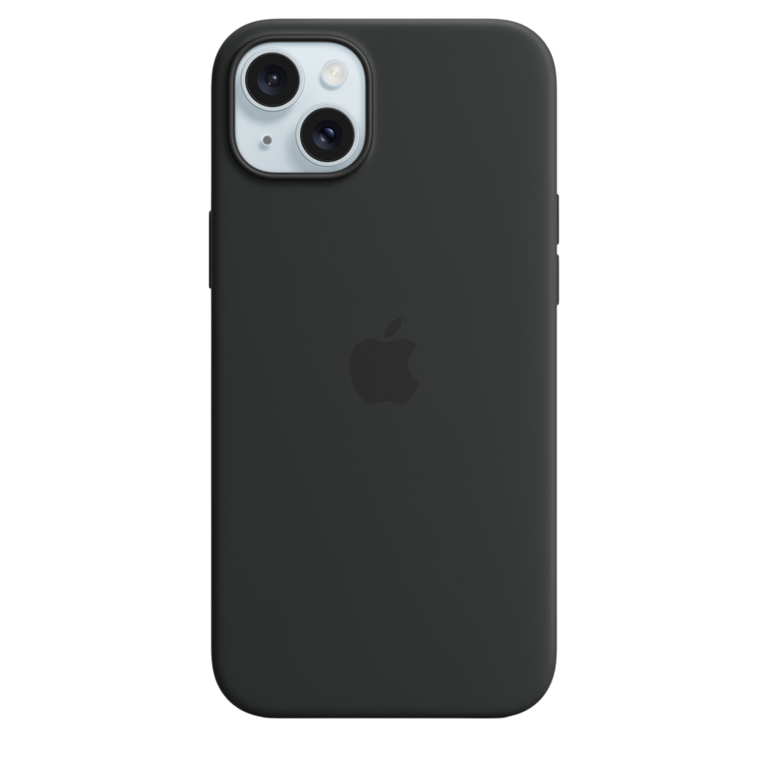 Apple Iphone 15 Plus Siliconenhoesje Met Magsafe - Zwart afbeelding