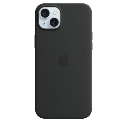 Apple iPhone 15 Plus Silicone Case with MagSafe Black