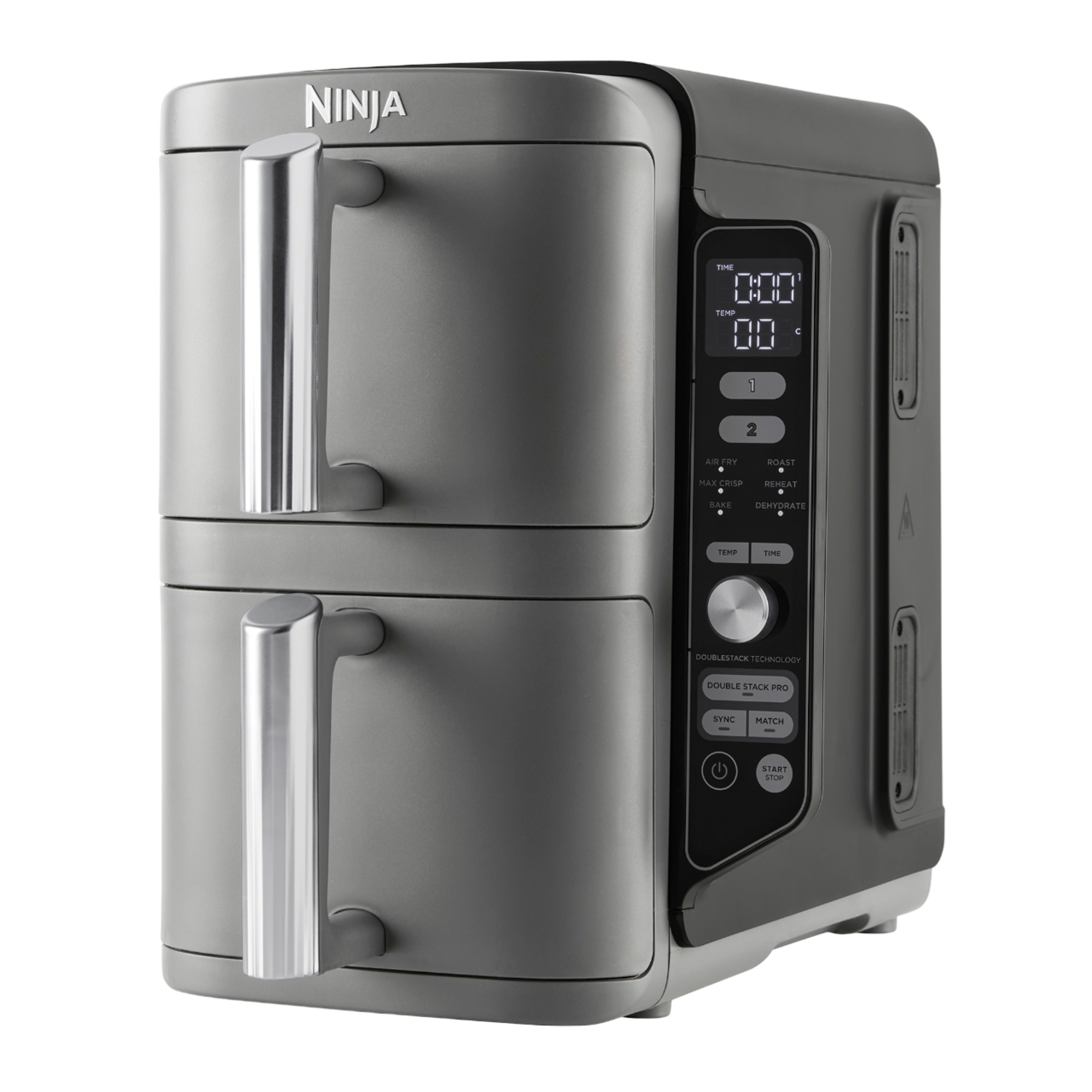 Ninja Double Stack Airfryer XXL 9.5 Liter Dubbele Gestapelde Lades SL400EU