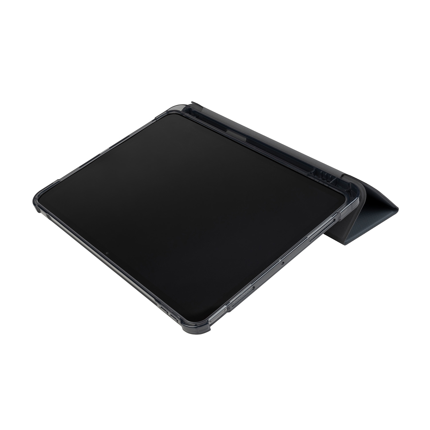 Tablet in una custodia con una cover.