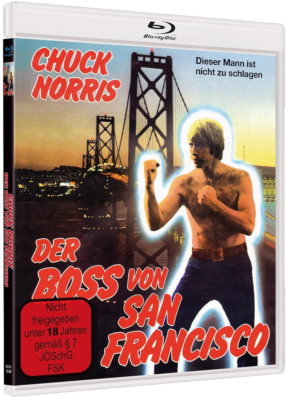 Filmcover, Chuck Norris, 'Der Boss von San Francisco'.