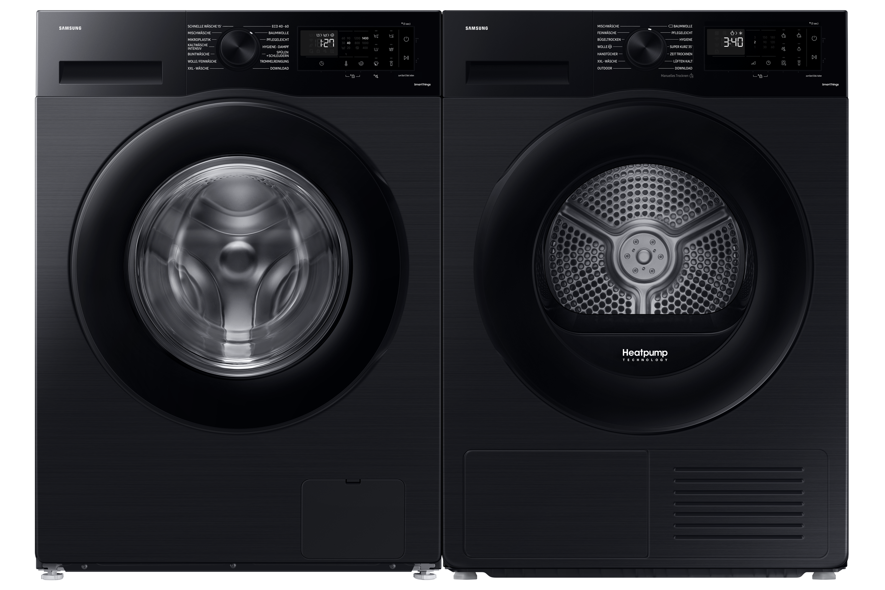 SAMSUNG DV8ECGC2B0ABEG Wärmepumpentrockner (8 kg, A+++, Schwarz)