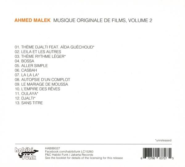 CD-Cover mit Titelliste und Text.