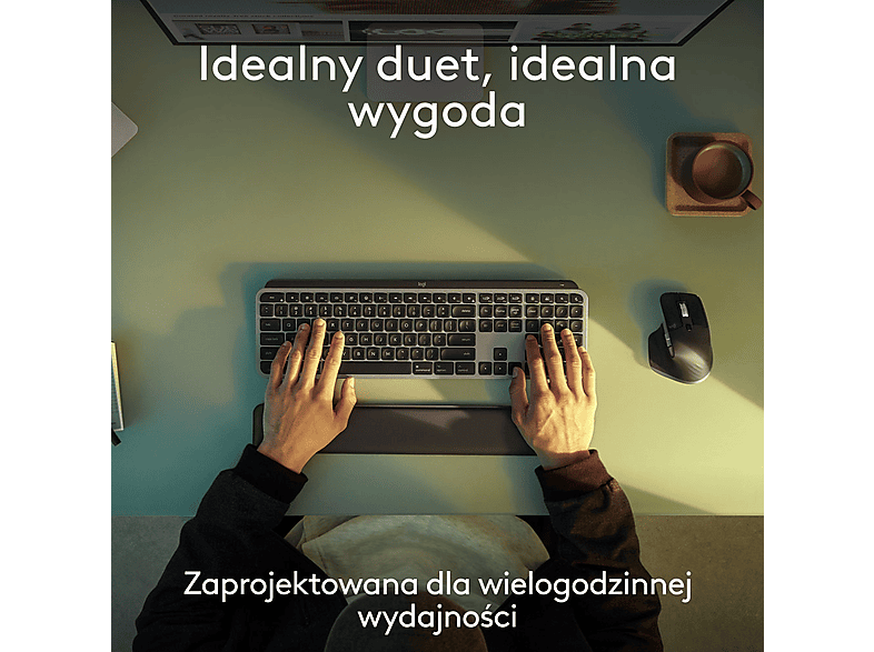Zestaw LOGITECH MX Keys S Combo for Mac Szary – zdjęcie 3