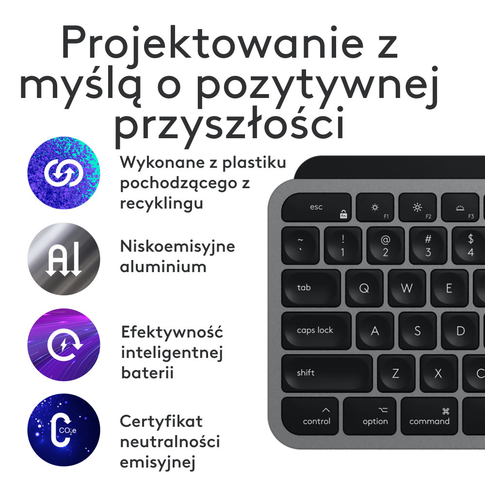 Projekt z tekstem w języku polskim. Klawiatura.