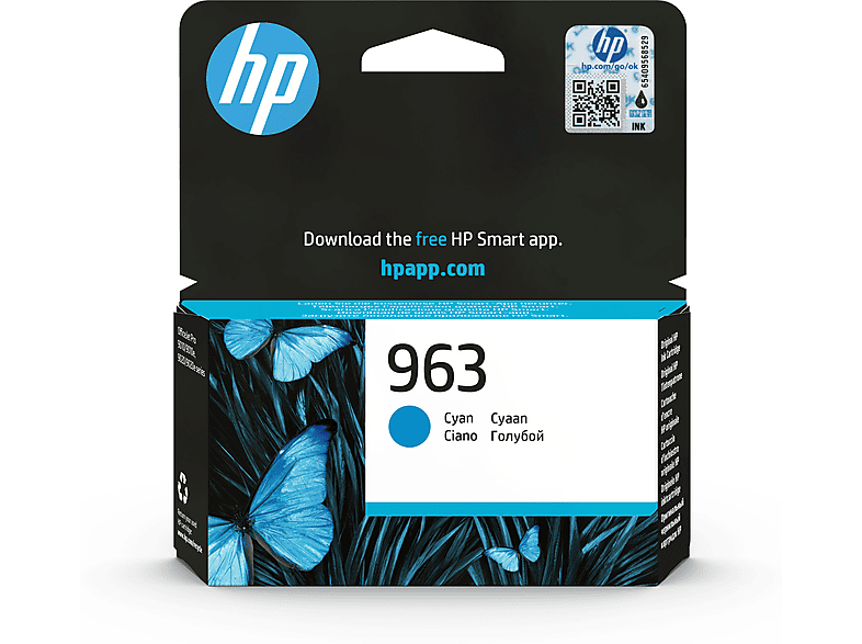 HP 963 cyan (3JA23AE) Tintenpatrone