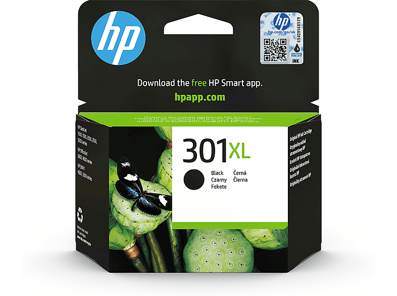 HP CH563EE NR. 301 XL black Tintenpatrone; Druckerpatrone
