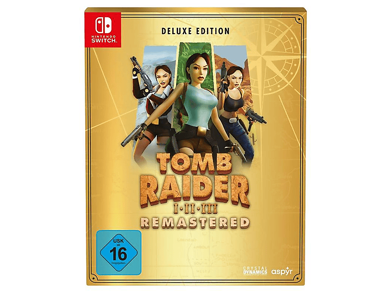 Tomb Raider I-III Remastered Deluxe Edition Nintendo Switch