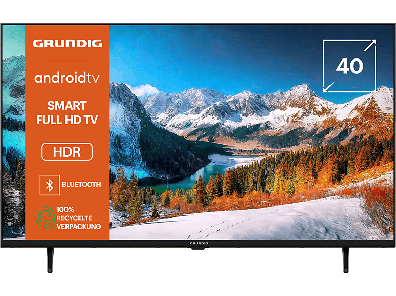 LED TV GRUNDIG 40 GFB 6340 LED TV (Flat, 40 Zoll / 100 cm, FullHD, SMART TV, Android 11