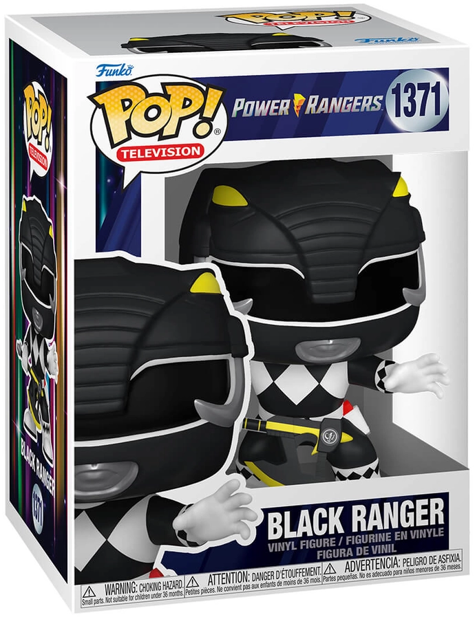 FUNKO POP TV: Mighty Morphin Power Rangers 30th - Black Ranger figura #1371 (FU72154)